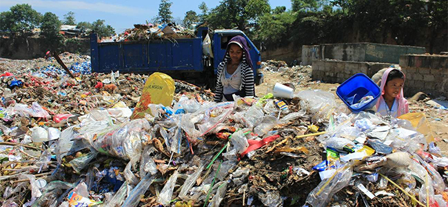How the dumpsite look like before photo taken on July 16, 2015.